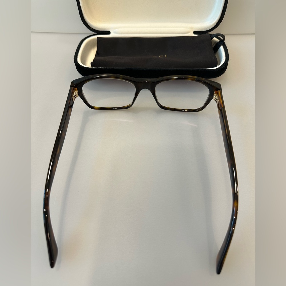 Authentic Gucci Brown Tortoise Shell Glasses Clea… - image 5